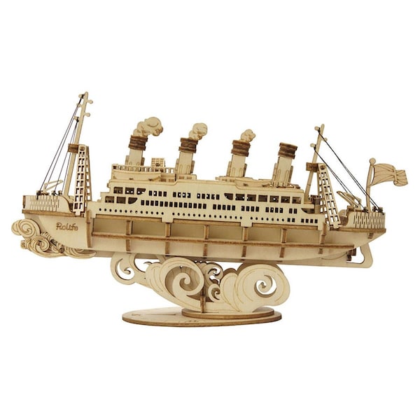 Robotime Classic 3D Wood Cruise Ship Puzzles ROETG306 - main